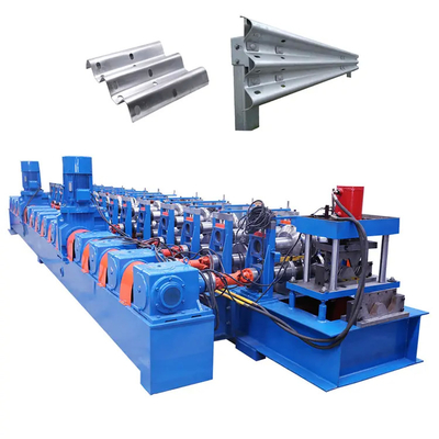 SGS بزرگراه گارد ریل دو موجی یا W Beam Roll Forming Rail 12m/min