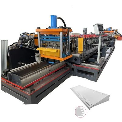 ماشین ساخت پروفایل پنل پشتی قفسه های سوپرمارکت فلزی