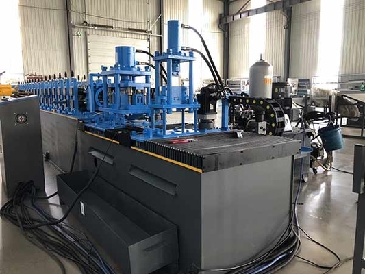 دستگاه شکل گیری رول کانال استرت خورشیدی Stent U Bracket Solar Panel Mounting Structure Making Machine