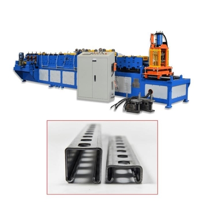 دستگاه شکل گیری رول کانال استروت Drive By Gear Box ضخامت 2.5mm