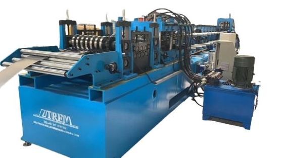 سیستم عامل هوشمند و تنظیم بدون درز اندازه اتوماتیک CZ Purlin Roll Forming Machine
