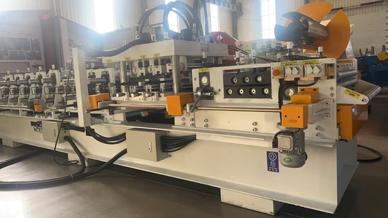 ماشین اصلاح خودکار اندازه C Purlin Roll Forming Machine با 20 ایستگاه