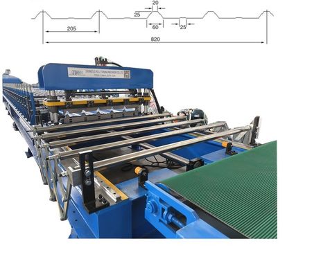 سرعت بالا و اتوماتیک فلز سقف ورق ساخت ماشین